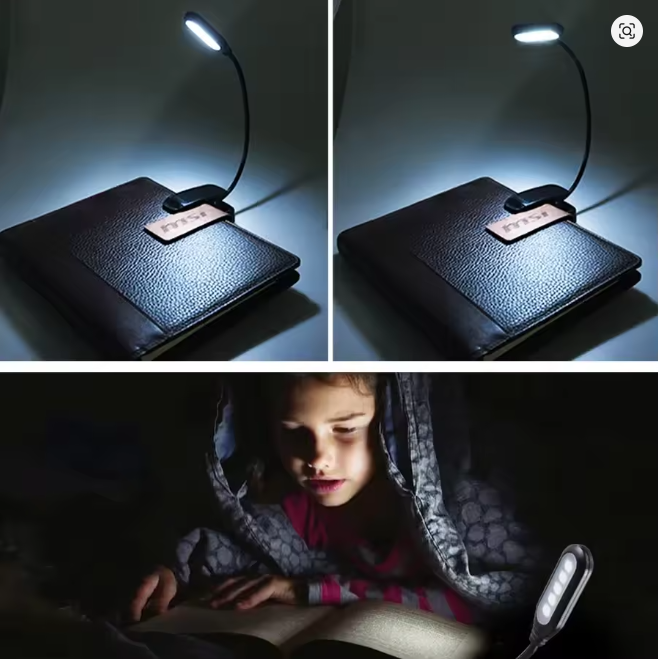 Lampe de lecture à pince