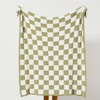 Plaid Damier Vert Matcha