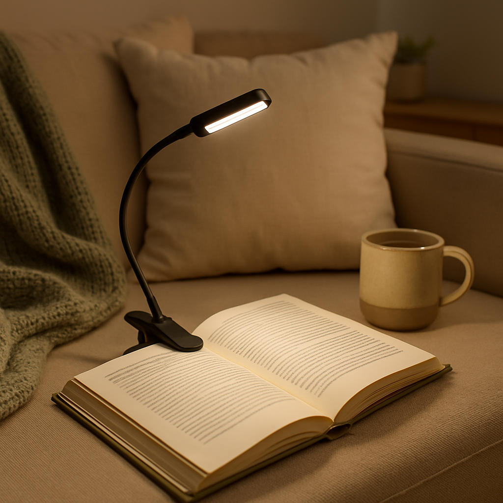 Lampe de lecture à pince